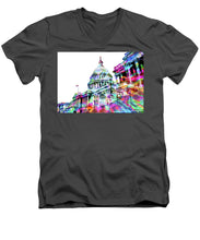 Washington Capitol Color 1 - Men's V-Neck T-Shirt