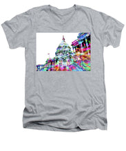Washington Capitol Color 1 - Men's V-Neck T-Shirt