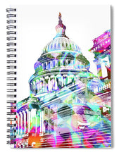 Washington Capitol Color 2 - Spiral Notebook