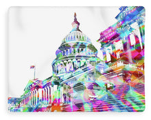 Washington Capitol Color 2 - Blanket