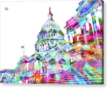 Washington Capitol Color 2 - Acrylic Print