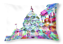 Washington Capitol Color 2 - Throw Pillow