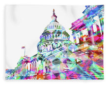 Washington Capitol Color 2 - Blanket