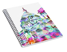 Washington Capitol Color 2 - Spiral Notebook