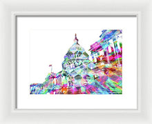 Washington Capitol Color 2 - Framed Print
