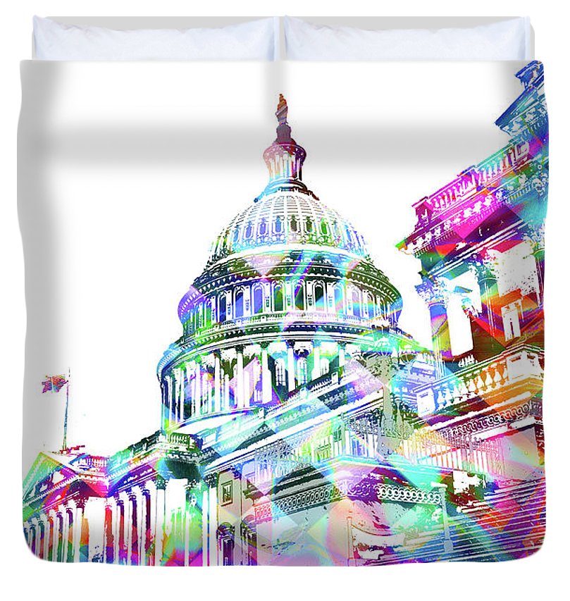 Washington Capitol Color 2 - Duvet Cover