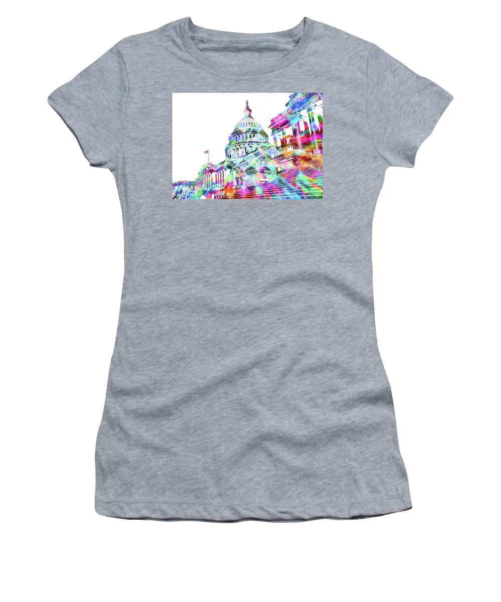 Washington Capitol Color 2 - Women's T-Shirt (Athletic Fit)