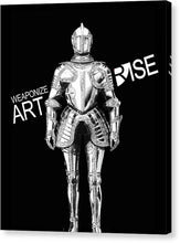 Rise Weaponize Art - Canvas Print