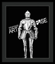 Rise Weaponize Art - Framed Print