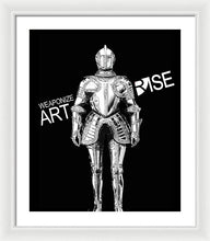 Rise Weaponize Art - Framed Print