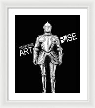 Rise Weaponize Art - Framed Print