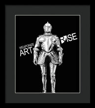 Rise Weaponize Art - Framed Print