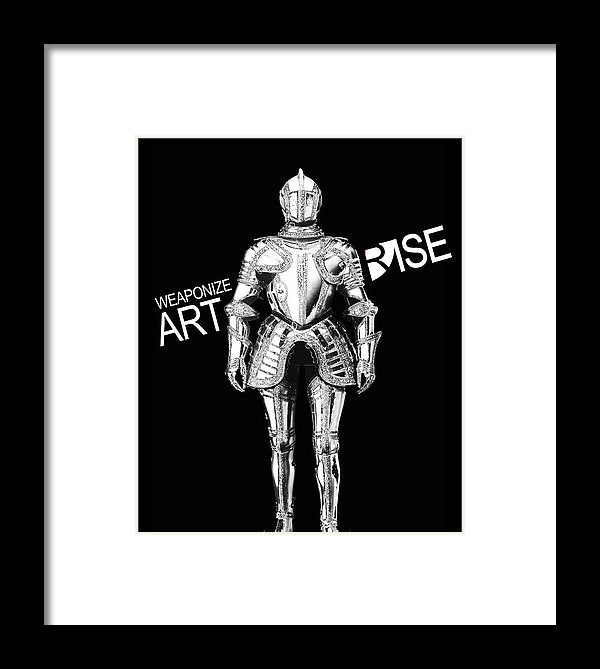 Rise Weaponize Art - Framed Print