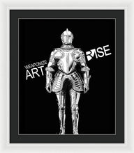 Rise Weaponize Art - Framed Print