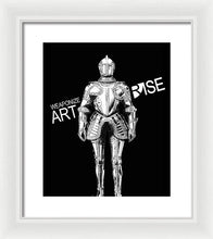 Rise Weaponize Art - Framed Print