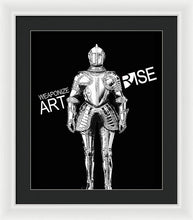 Rise Weaponize Art - Framed Print