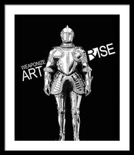 Rise Weaponize Art - Framed Print