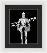 Rise Weaponize Art - Framed Print