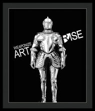 Rise Weaponize Art - Framed Print
