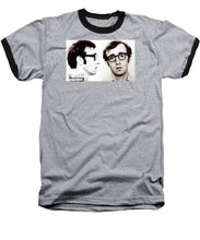 Woody Allen Mug Shot For Film Character Virgil 1969 Sepia - Baseball T-Shirt