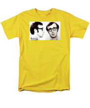 Woody Allen Mug Shot For Film Character Virgil 1969 Sepia - Men's T-Shirt  (Regular Fit)