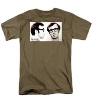 Woody Allen Mug Shot For Film Character Virgil 1969 Sepia - Men's T-Shirt  (Regular Fit)