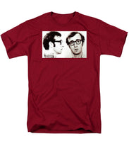 Woody Allen Mug Shot For Film Character Virgil 1969 Sepia - Men's T-Shirt  (Regular Fit)