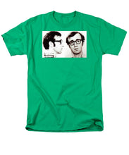 Woody Allen Mug Shot For Film Character Virgil 1969 Sepia - Men's T-Shirt  (Regular Fit)