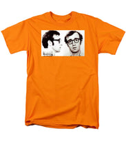 Woody Allen Mug Shot For Film Character Virgil 1969 Sepia - Men's T-Shirt  (Regular Fit)