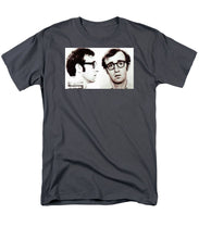Woody Allen Mug Shot For Film Character Virgil 1969 Sepia - Men's T-Shirt  (Regular Fit)