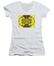 Yellow Train - Women's V-Neck (Athletic Fit)