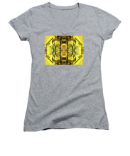 Yellow Train - Women's V-Neck (Athletic Fit)