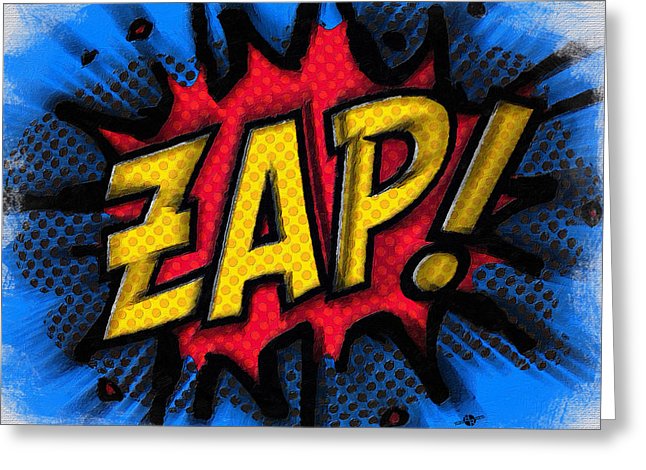 Zap - Greeting Card