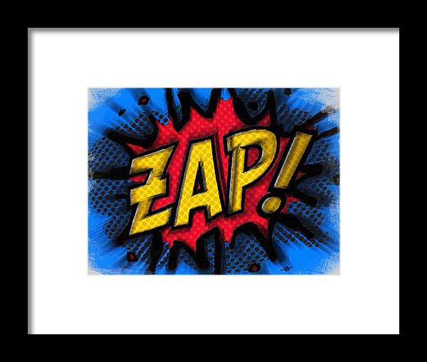 Zap - Framed Print