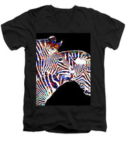 Zebras - Men's V-Neck T-Shirt